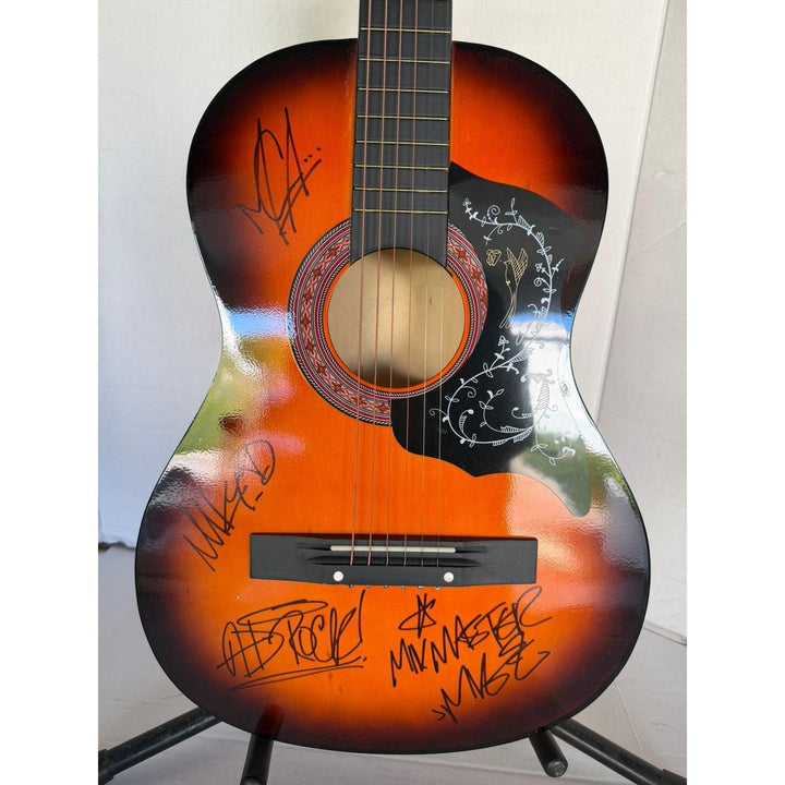Beastie Boys Adam Youch Mike D Ad-Rock vintage acoustic guitar signed with proof
