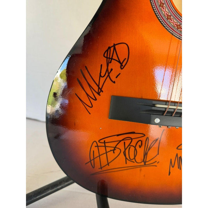 Beastie Boys Adam Youch Mike D Ad-Rock vintage acoustic guitar signed with proof