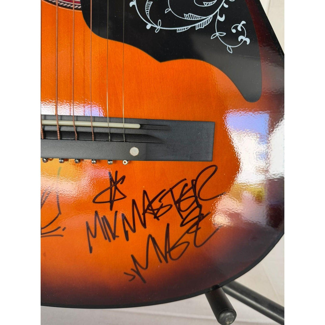 Beastie Boys Adam Youch Mike D Ad-Rock vintage acoustic guitar signed with proof