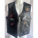 Load image into Gallery viewer, Iron Maiden Bruce Dickinson Steve Harris Niko McBain size large vest signed with proof
