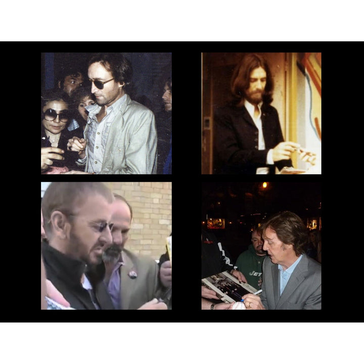 George Harrison John Lennon Paul McCartney Ringo Starr original lp "The Beatles 1967-1970" with museum quality frame & proof