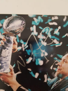 Nick Foles Philadelphia Eagles Super Bowl MVP 8x10 signed with proof