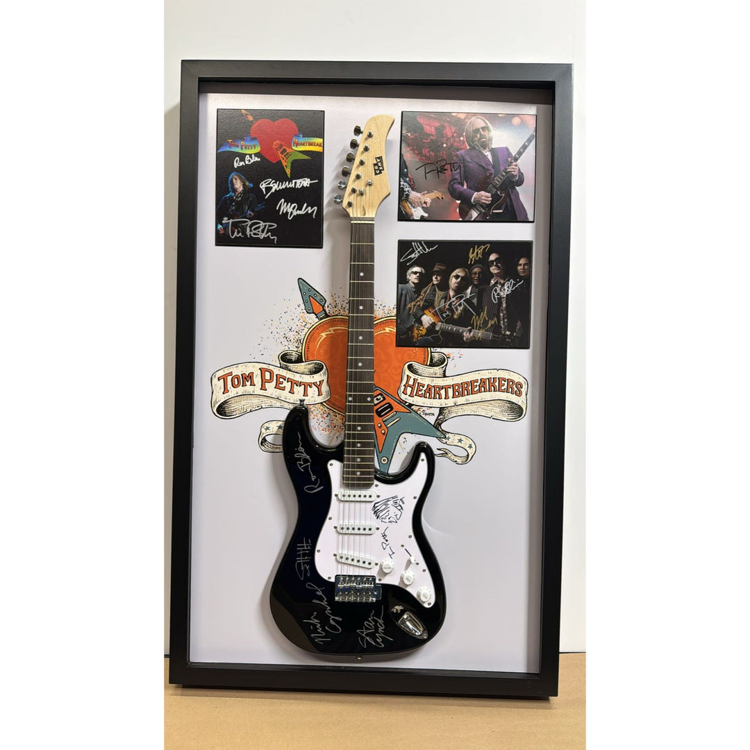 Geddy Lee Alex Lifeson Neil Peart Rush Stratocaster electric guitar signed with proof.