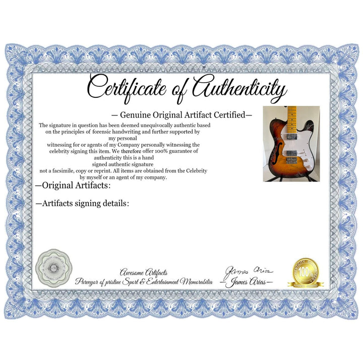 Blues legends vintage electric guitar 13 in all Stevie Ray Vaughan, BB King, Eric Clapton, Chuck Berry, Jeff Beck signed with proof