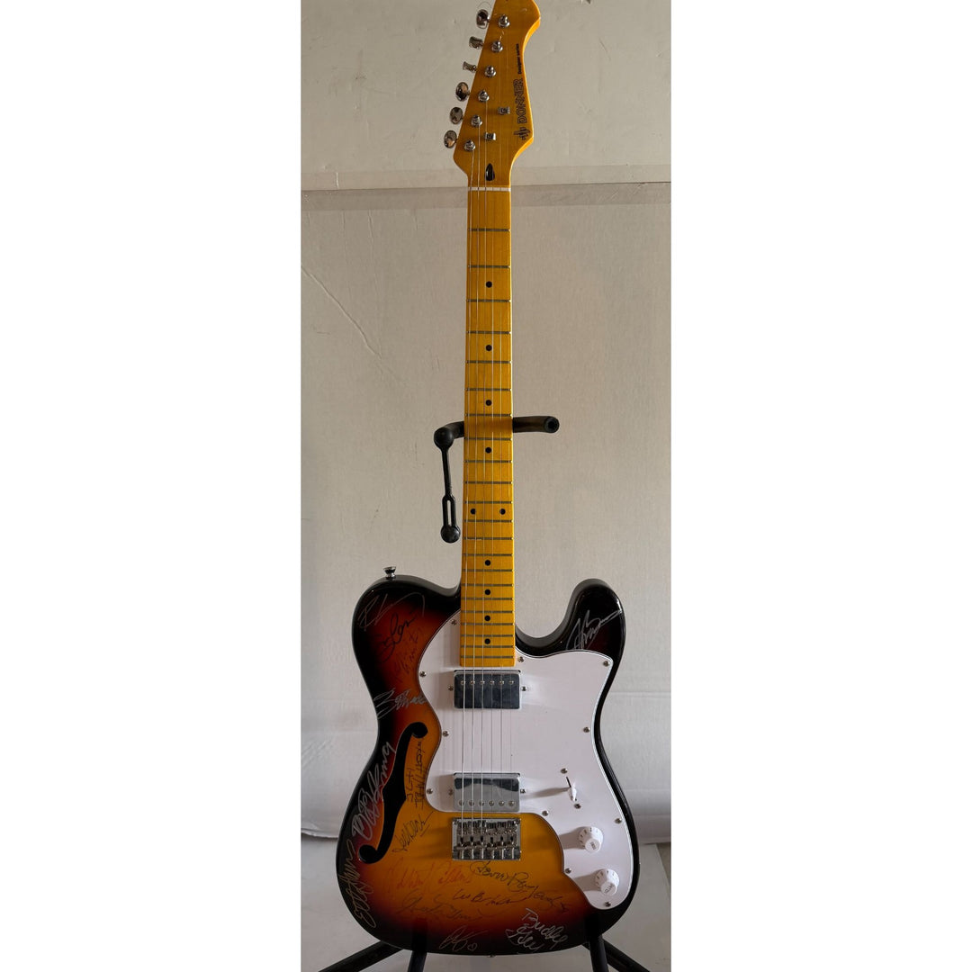 Blues legends vintage electric guitar 13 in all Stevie Ray Vaughan, BB King, Eric Clapton, Chuck Berry, Jeff Beck signed with proof