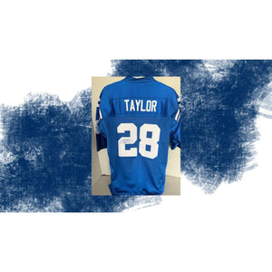 Jonathan Taylor Indianapolis Colts game model jersey signed with proof