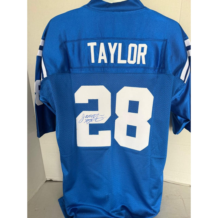 Jonathan Taylor Indianapolis Colts game model jersey signed with proof.