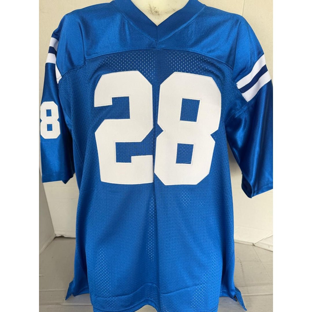 Jonathan Taylor Indianapolis Colts game model jersey signed with proof.