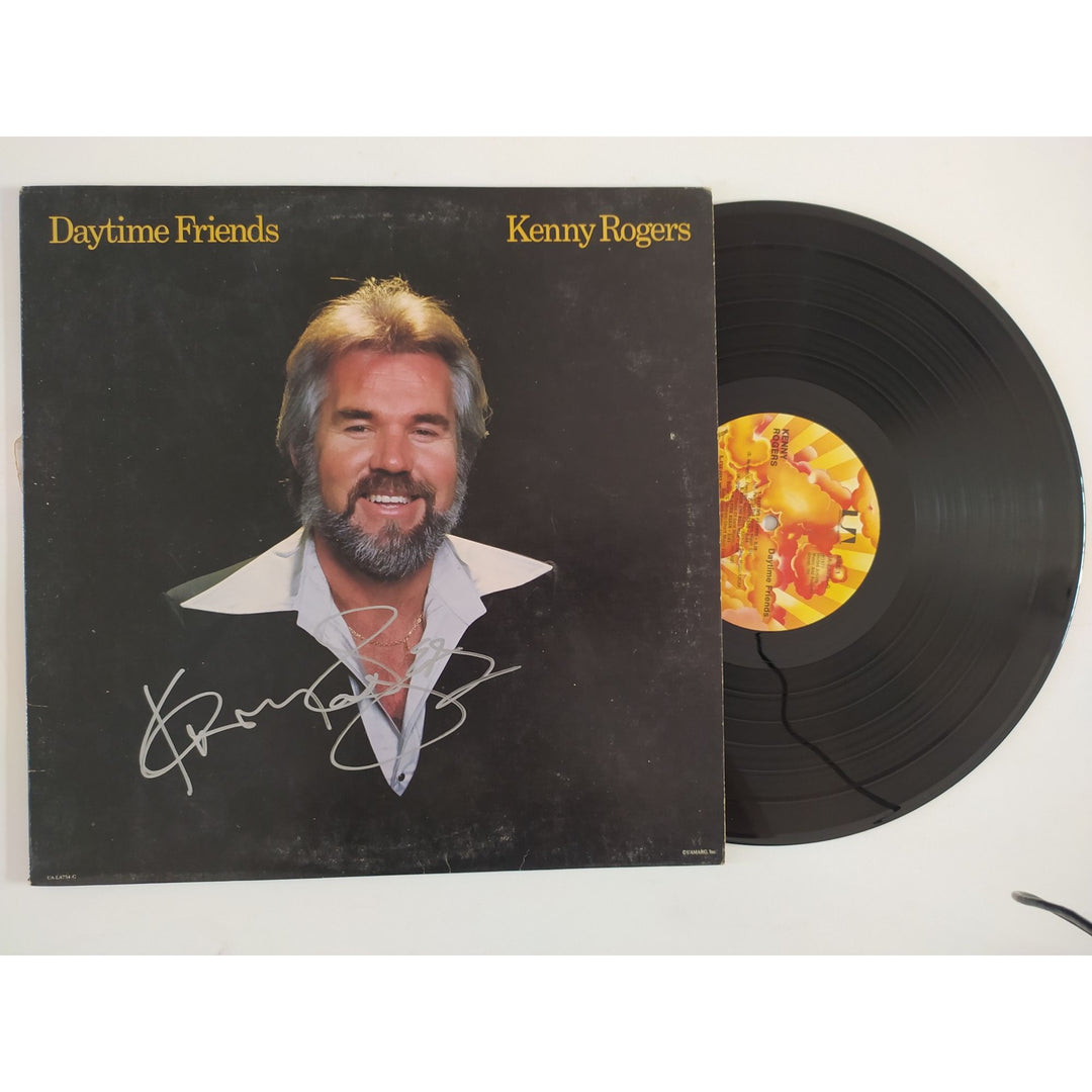 Kenny Rogers Daytime Friends original LP signed with proof