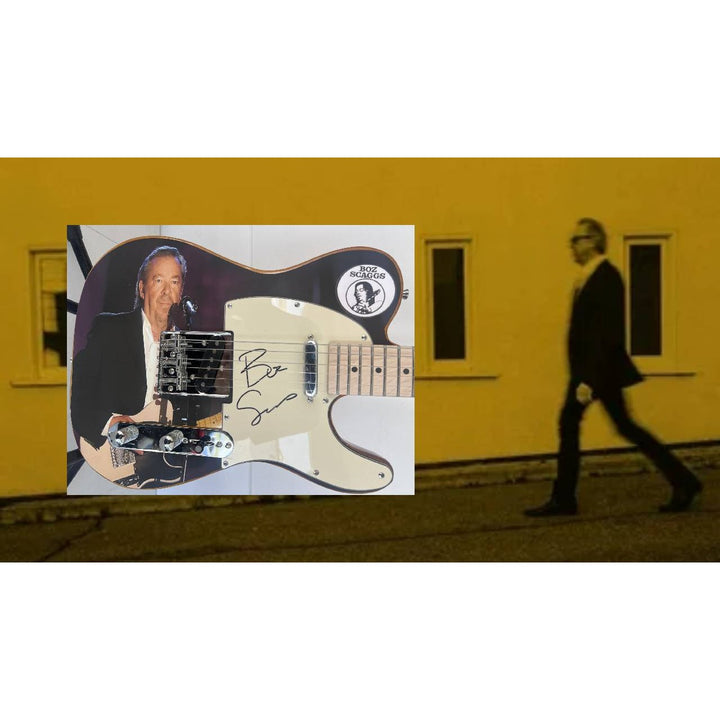 Bob Scaggs one of a kind full size telecaster  electric guitar signed.