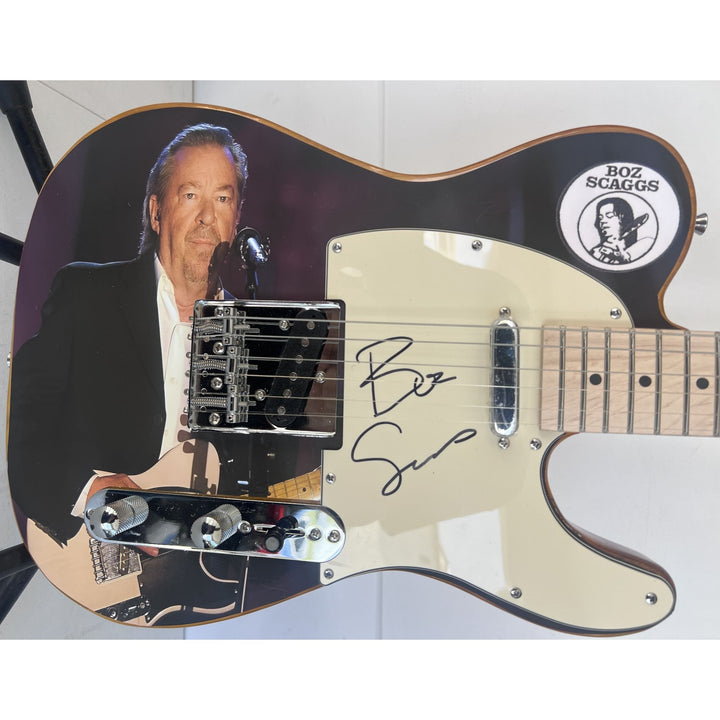 Bob Scaggs one of a kind full size telecaster  electric guitar signed.