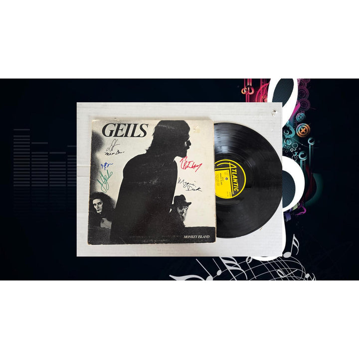 The J Geils Band ''Monkey Island'' LP signed with proof.