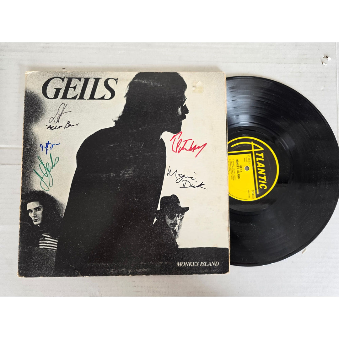 The J Geils Band ''Monkey Island'' LP signed with proof.