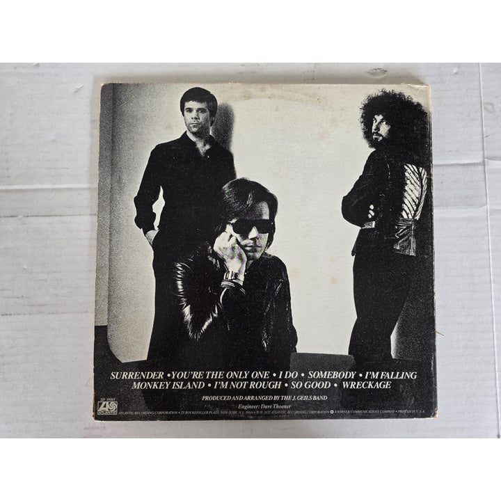 The J Geils Band ''Monkey Island'' LP signed with proof.