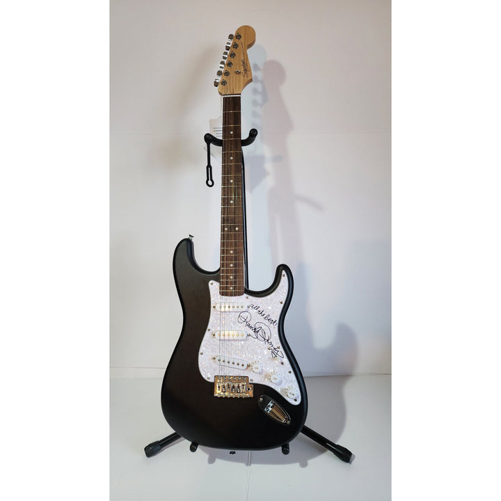 Randy Rhoads, Fender Stratocaster electric guitar signed with proof
