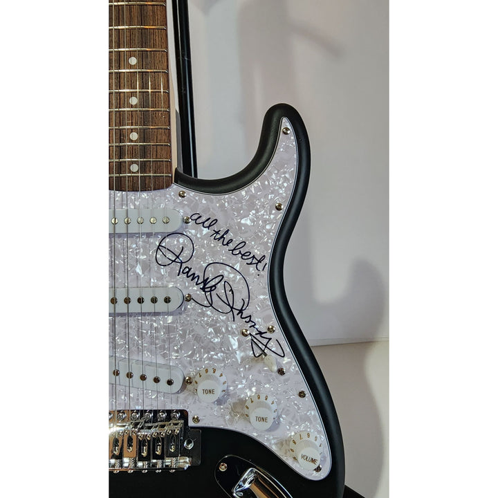 Randy Rhoads, Fender Stratocaster electric guitar signed with proof