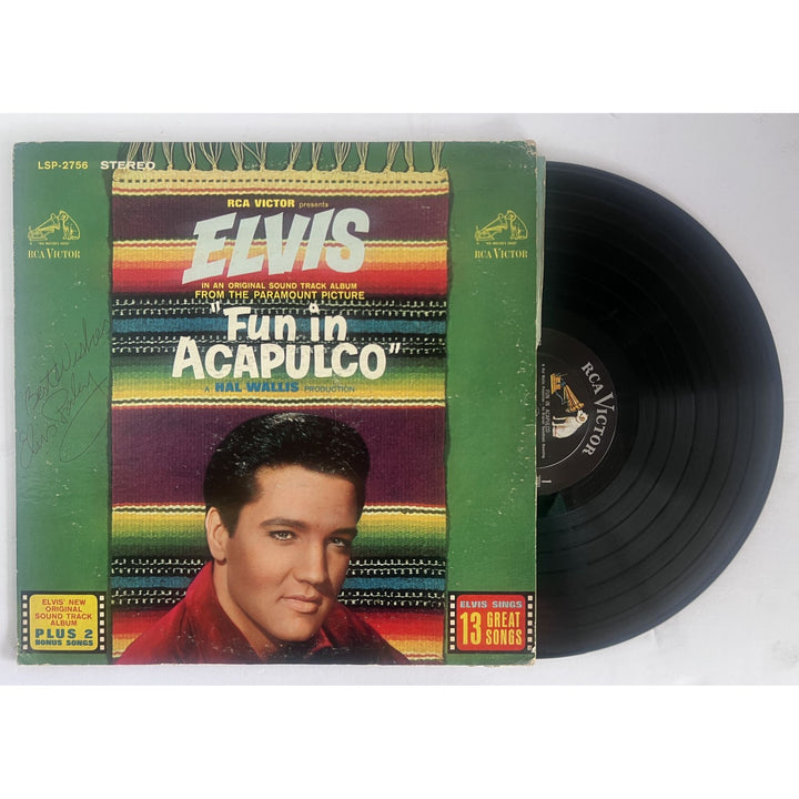 Elvis Presley "Fun in Acapulco" original LP signed