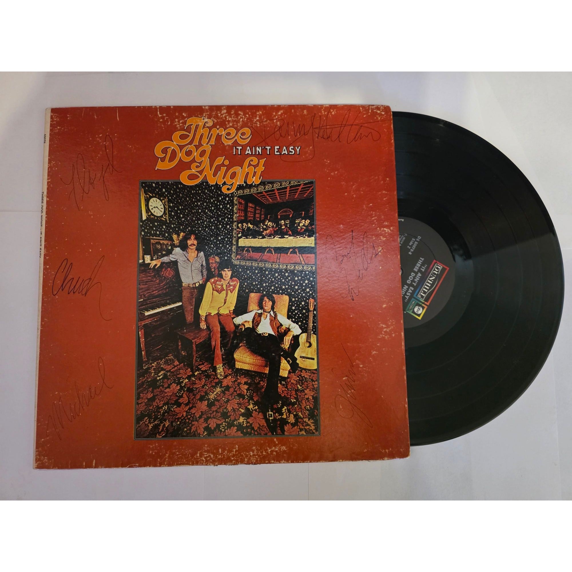 Three Dogs Night 'It ain't easy' original LP signed | Awesome