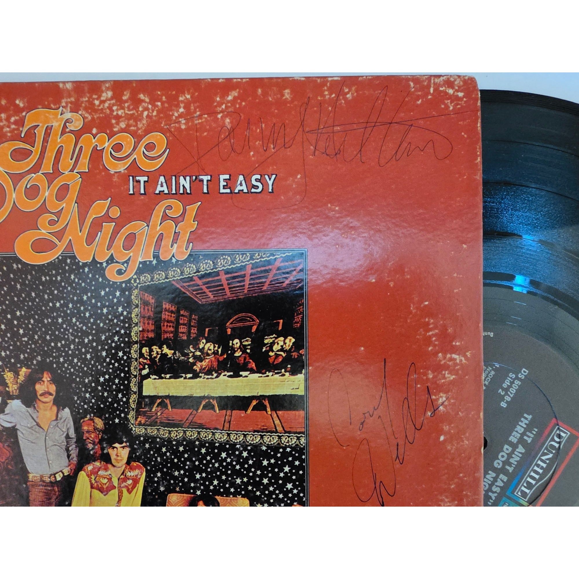 Three Dogs Night 'It ain't easy' original LP signed | Awesome