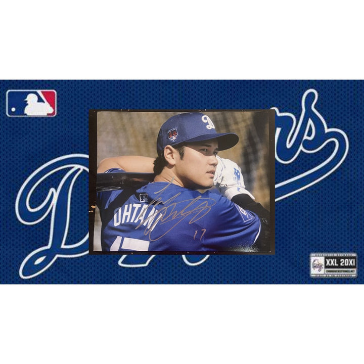 Shohei Ohtani Los Angeles Dodgers 8x10 photo signed with proof