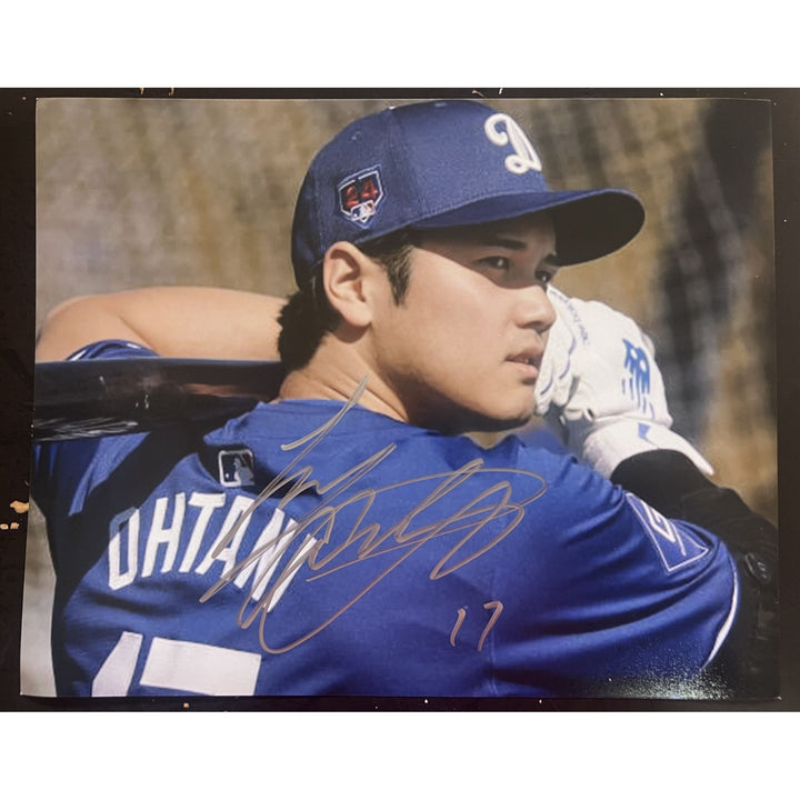 Shohei Ohtani Los Angeles Dodgers 8x10 photo signed with proof