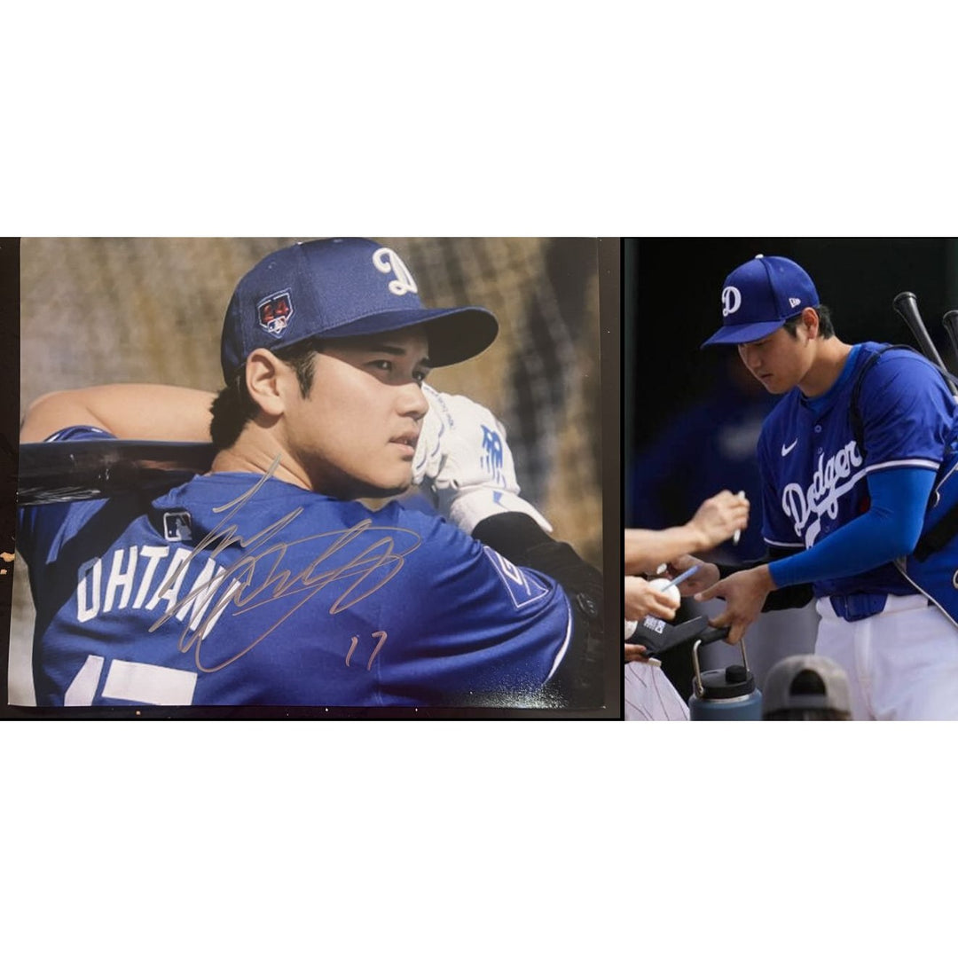 Shohei Ohtani Los Angeles Dodgers 8x10 photo signed with proof