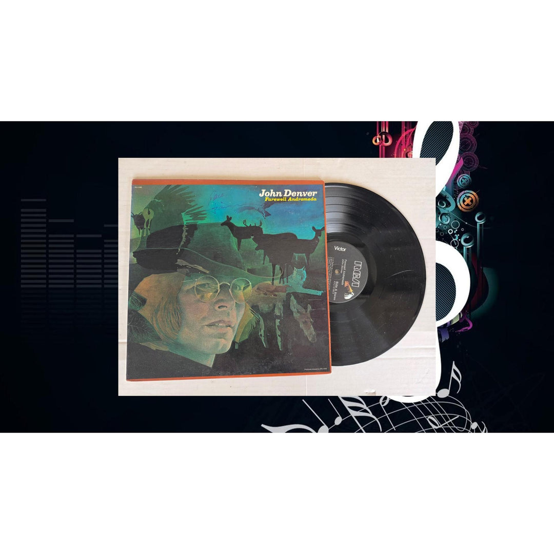 John Denver ''Farewell Andromeda'' LP signed with proof.