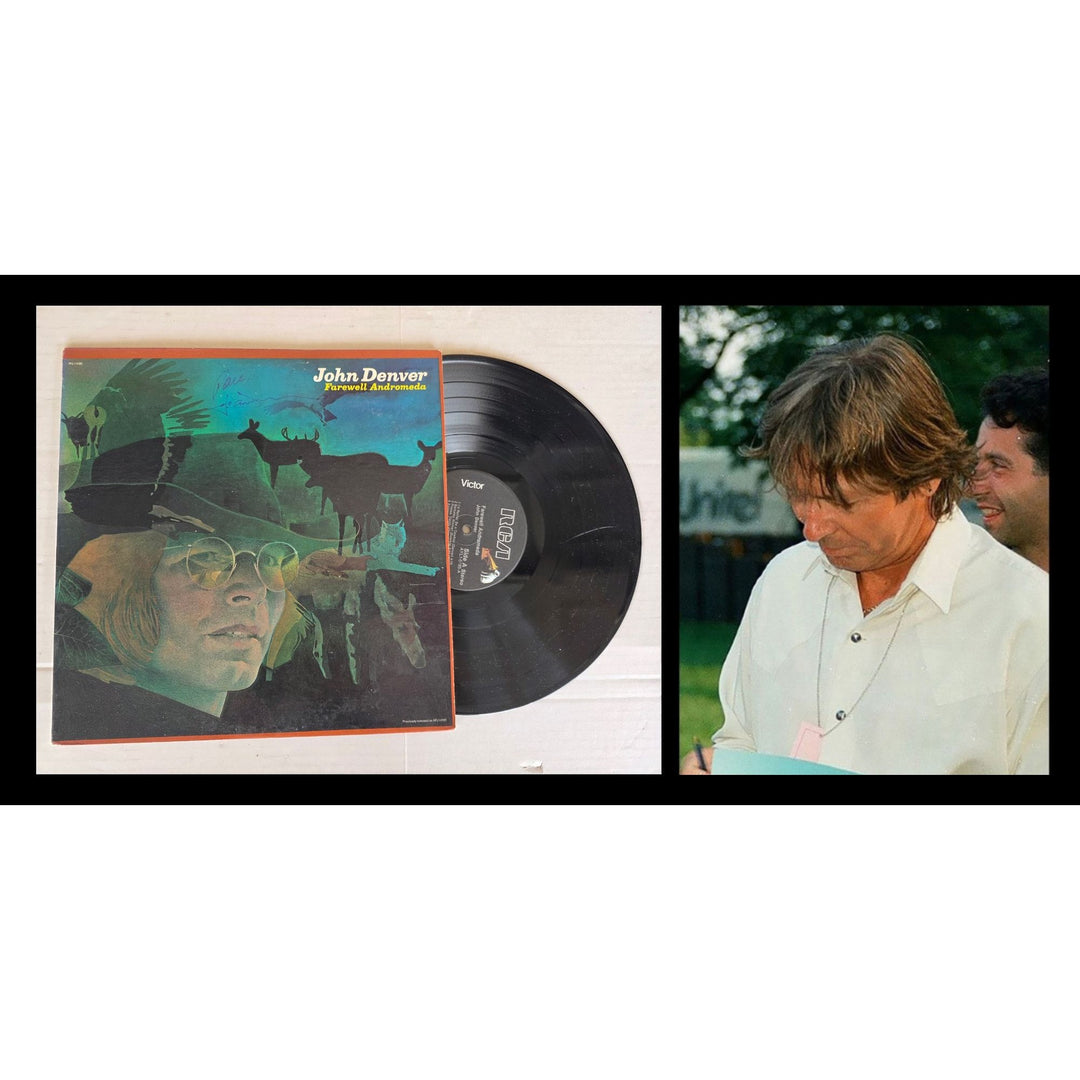 John Denver ''Farewell Andromeda'' LP signed with proof.