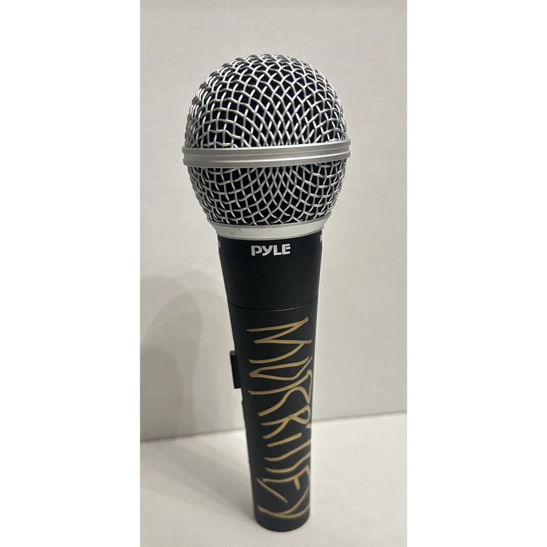 Patrick  Morrissey lead singer of the Smiths signed microphone with proof
