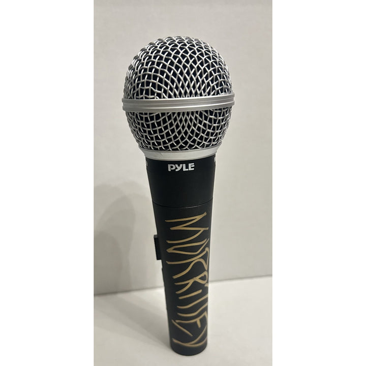 Patrick  Morrissey lead singer of the Smiths signed microphone with proof