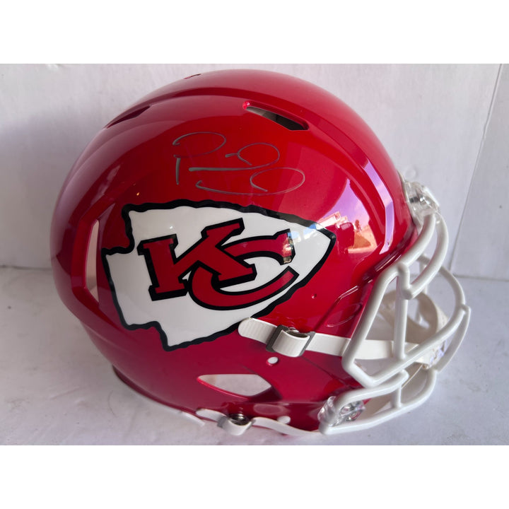 Patrick Mahomes Kansas City Chiefs Riddell authentic helmet signed with proof