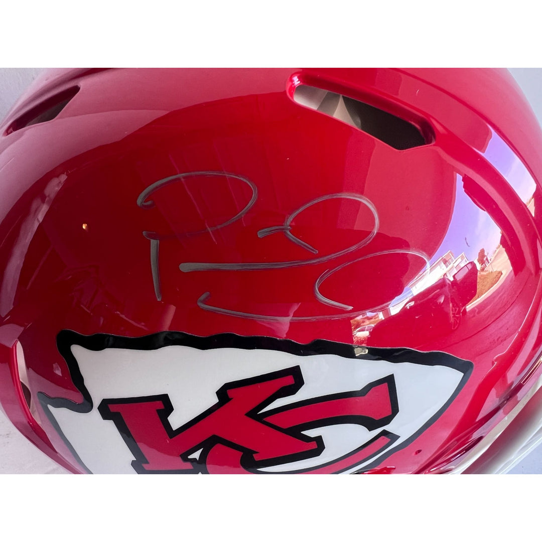 Patrick Mahomes Kansas City Chiefs Riddell authentic helmet signed with proof