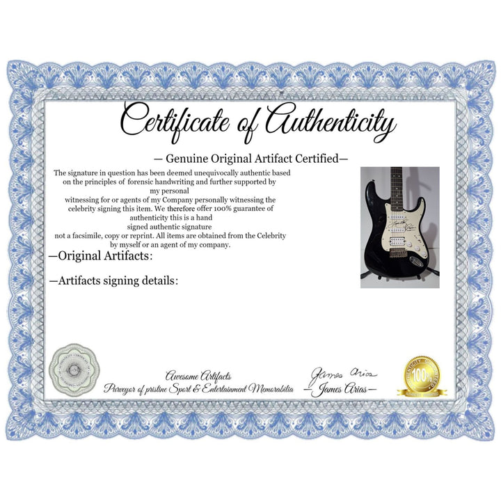 Prince Rogers Nelson Fender Stratocaster electric guitar signed with proof