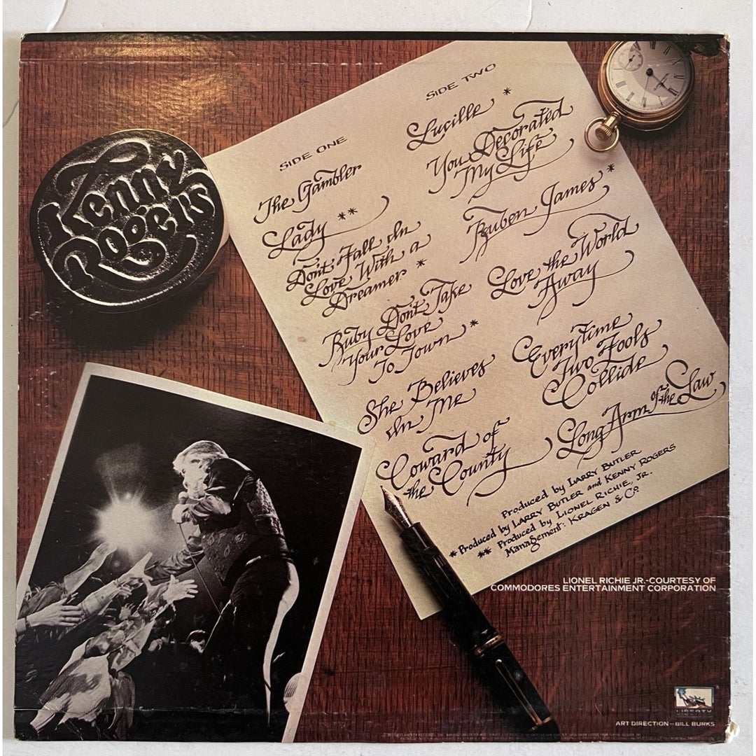 Kenny Rogers Greatest Hits signed with proof