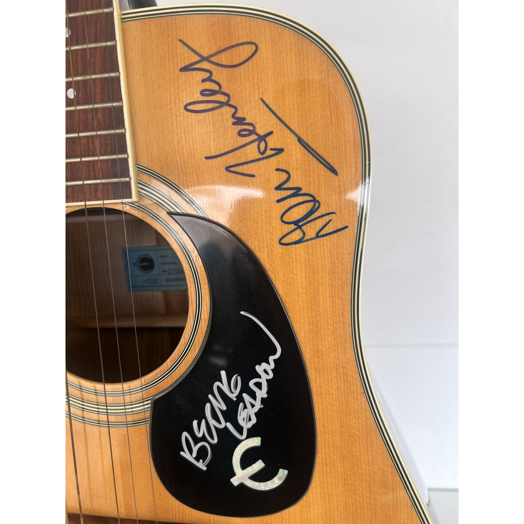Don Henley , Glenn Frey, Joe Walsh, Randy Meisner,  Bernie Leadon, Don Felder  Eagles one of a kind acoustic guitar signed with proof.