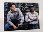Load image into Gallery viewer, Shawshank Redemption Morgan Freeman, Tim Robbins signed 8 by 10 photo with proof
