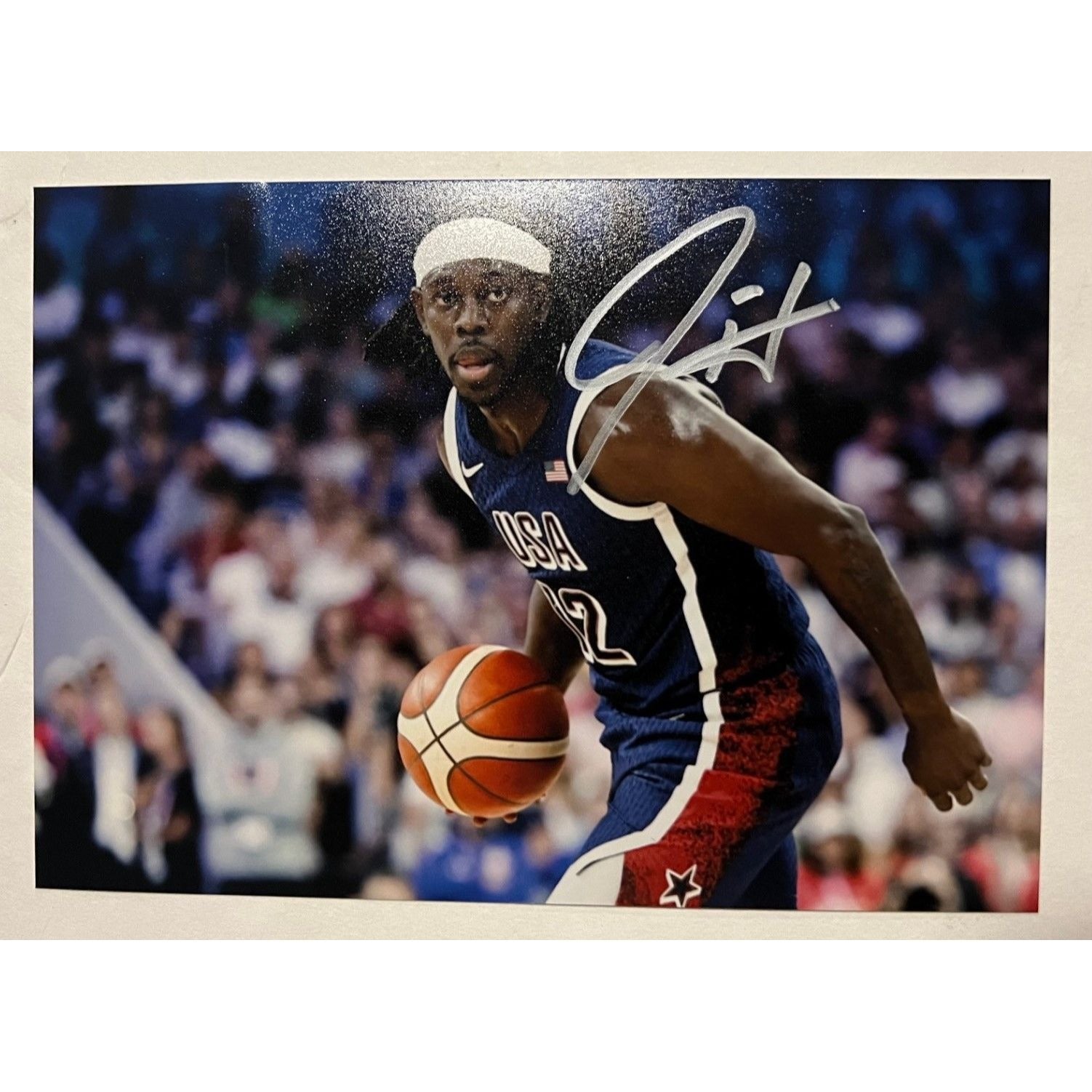 Jrue Holiday Men’s Basketball USA 5x7 photo signed