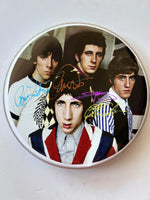 Load image into Gallery viewer, Pete Townshend, John Entwistle, Roger Daltrey The Who drumhead one-of-a-kind drumhead signed with proof
