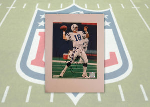 Peyton Manning Indianapolis Colts 8x10 signed with proof