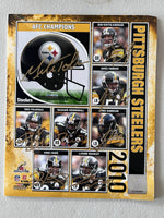 Load image into Gallery viewer, Pittsburgh Steelers Mike Tomlin, Ben Roethlisberger, Troy Polamalu, Hines Ward 8x10 photo signed with proof
