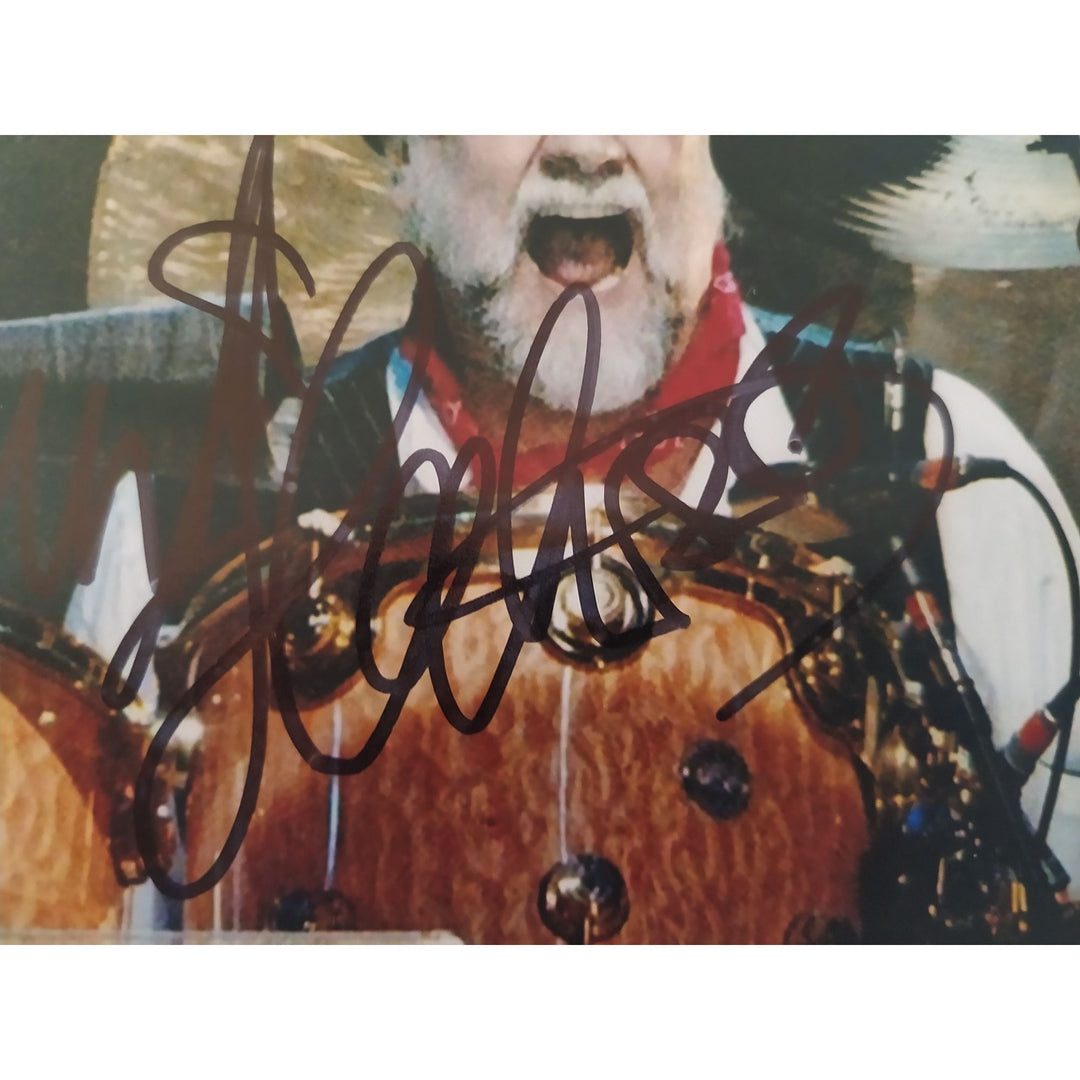 Mick Fleetwood Fleetwood Mac drummer 5x7 photo signed with proof