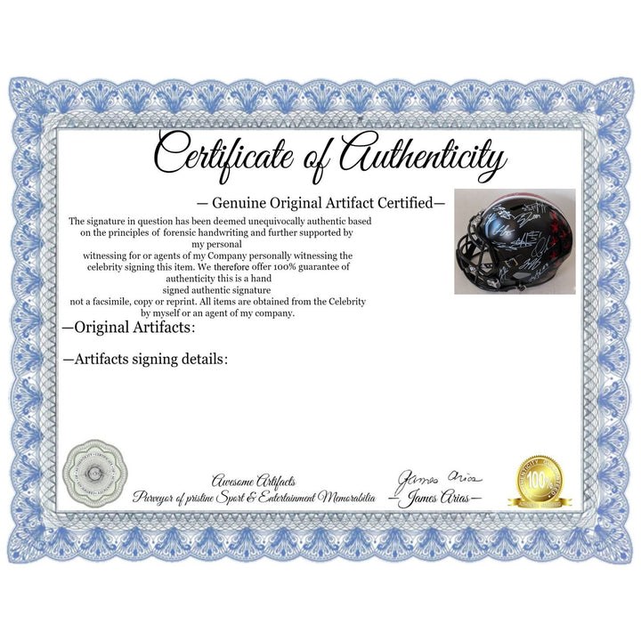 Ohio State Buckeyes 2024-25 Ryan Day, Will Howard, Jerimiah Smith, Quinshon Judkins, Emeka Egbuka, TreVeyon Henderson Riddell Speed helmet