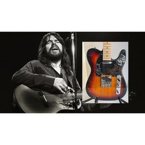 Bob Seger and The Silver Bullet Band full size Telecaster electric guitar signed with proof