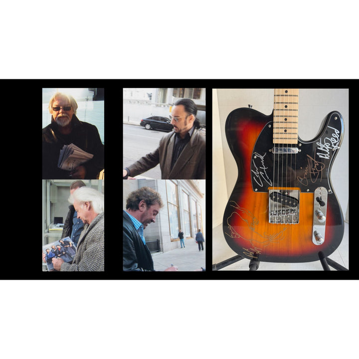 Bob Seger and The Silver Bullet Band full size Telecaster electric guitar signed with proof.