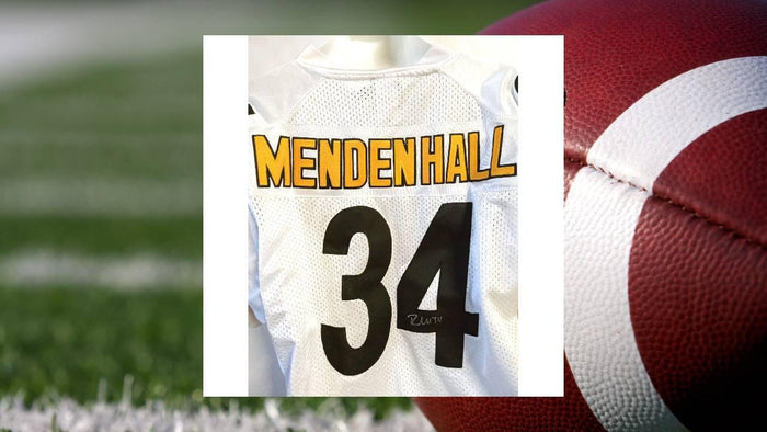 Rashid Mendenhall Pittsburgh Steelers signed jersey with proof