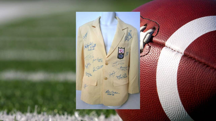 Emmitt Smith, Troy Aikman, Deion Sanders, Dallas Cowboys signed with proof