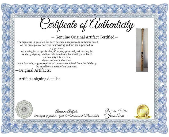 Shohei Ohtani Los Angeles Dodgers Rawlings MLB game model bat extremely rare signed in English and Japanese with proof