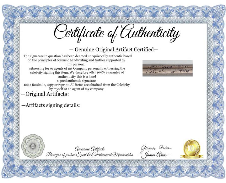 Chad Smith Red Hot Chili Peppers legendary drummer pair of drumsticks signed with proof