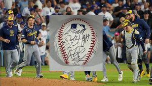 Milwaukee Brewers 2026 MLB Rawlings baseball team signed with photo proof, full provenance &CHAT GPT Authentication analysis