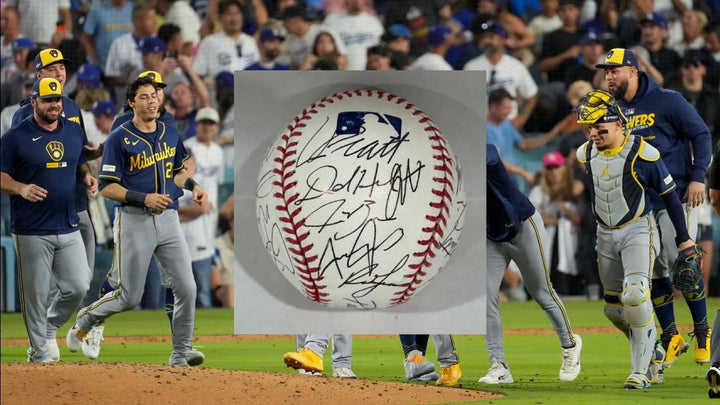 Milwaukee Brewers 2026 MLB Rawlings baseball team signed with photo proof, full provenance &CHAT GPT Authentication analysis